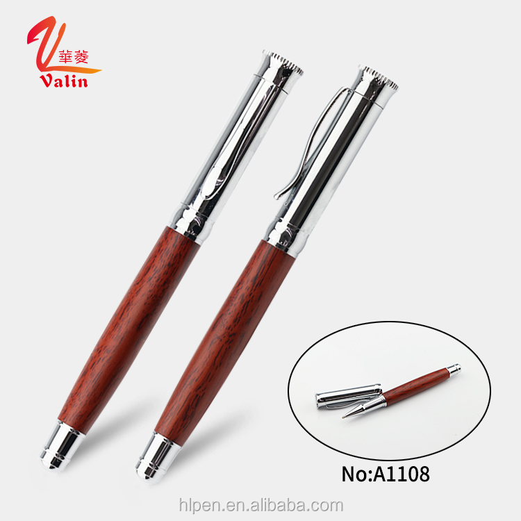 2020 Business Metal Wooden Pen Wood Roller Pen