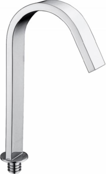 Brass square kitchen sink faucet