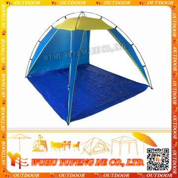 Folding beach shade tent