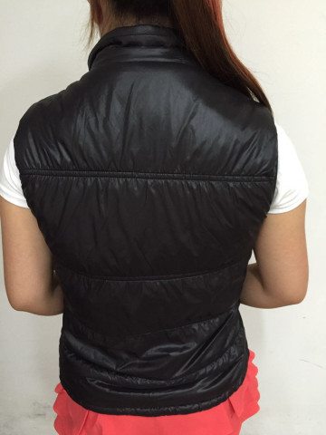 Electric heating vest, ladies motorcycle mink leather vest