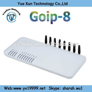 8 sims mobie phone goip gateway device