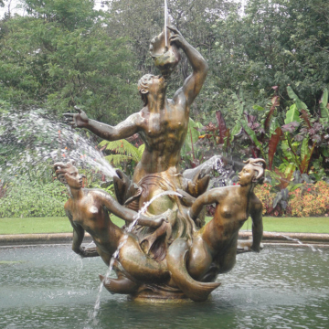 chinese suppliers bronze foundry garden mermaid water fountain