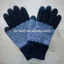 Jacquard Touch screen Gloves for telephone/cute touch screen winter gloves