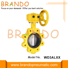 Wheel Handle Operated Worm Gear Lug Butterfly Valve