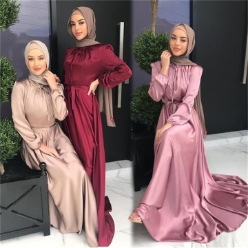 Muslim Long Dress Casual Long Dress Ladies Skirt