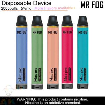 Mr Fog Max PRO 2000 Puffs | Atacado