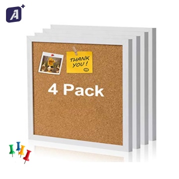 Innovative Hanging Cork Boards - Customized Notice Boards (4 Pack)