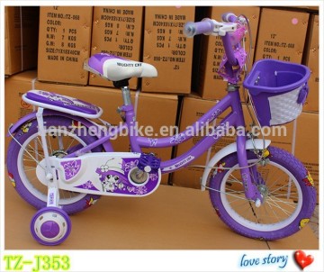 Basket Kid Bike Purple Child Bicycle with Good Cheap Bicycle Prices For 6 Year Old Girl