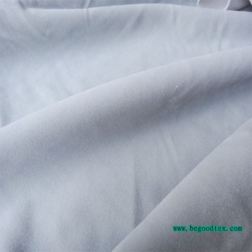 Permanent flame retardant polyester short plush bedding fabrics