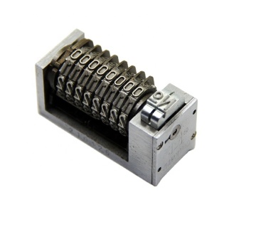 Letterpress Printing for 8-Digit Cicero Numbering Heads