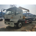 SINOTRUCK HOWO Flatbed Truck With 3.2T XCMG Crane