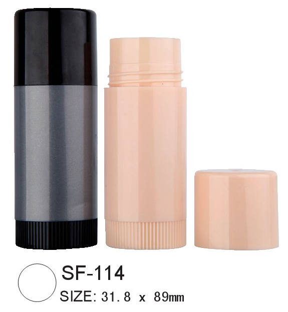 Cosmetic Container Round Plastic Stick Foundation Tube SF-114