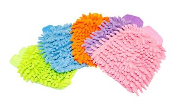 Automobile single surface cleaning gloves