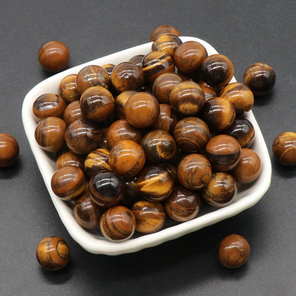 18 mm Tiger Eye Chakra Sphheres Stress Relief Home Decoration