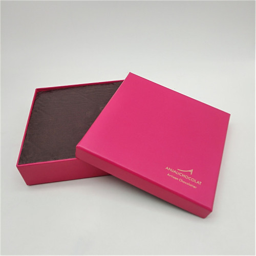 Custom Made Chocolate Box with Dividers and Pad