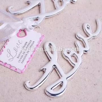 Silver LOVE Bottle Opener wedding souvenir gift