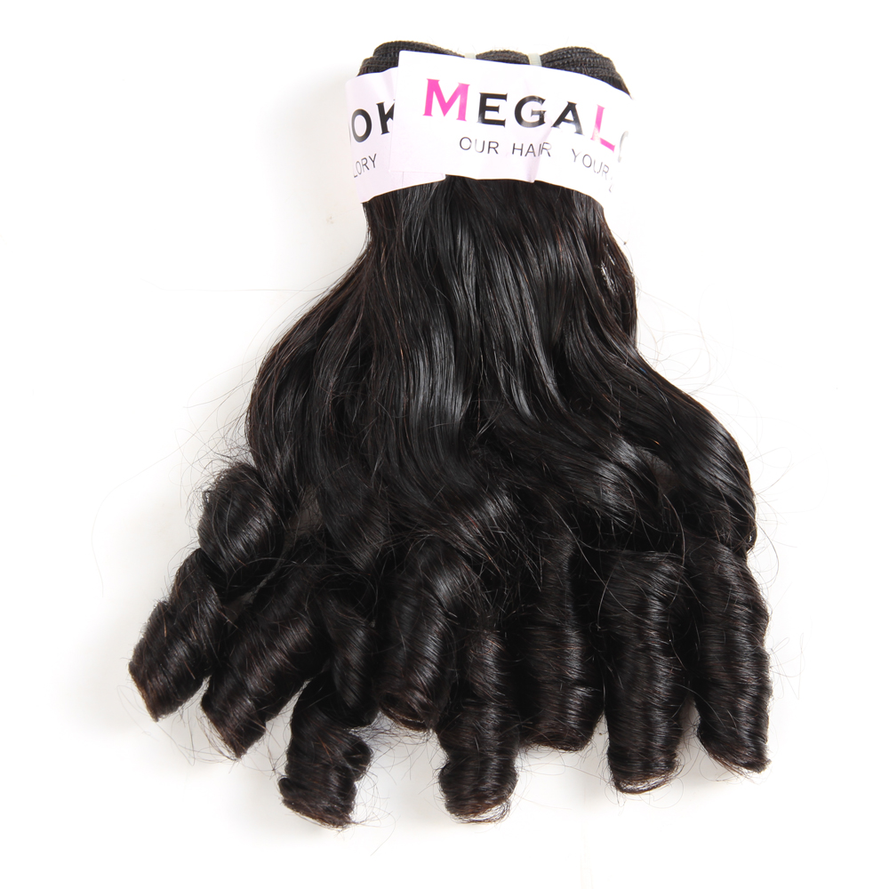 9A 10A Grade Fumi Baby Curl Hair Bundles Natural Raw Indian Remy Virgin Human Hair