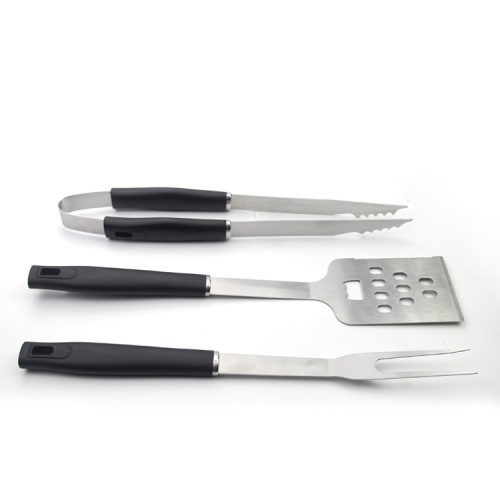 3pcs skidproof handle bbq tools set