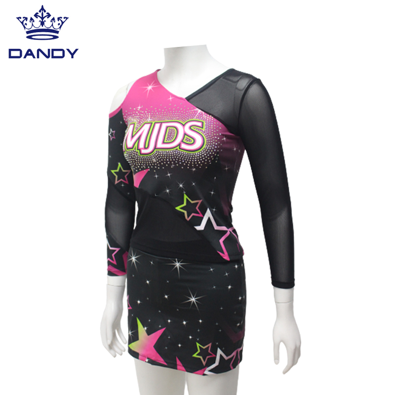 Pink Cheer Uniforms 3