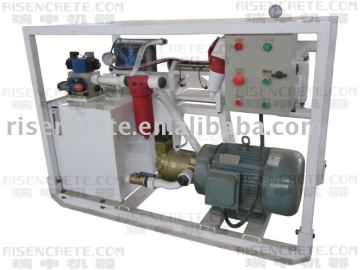 Hydraulic Piston Pump for Cement Grout