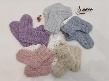Hand Knit Baby Socks Cashmere Socks