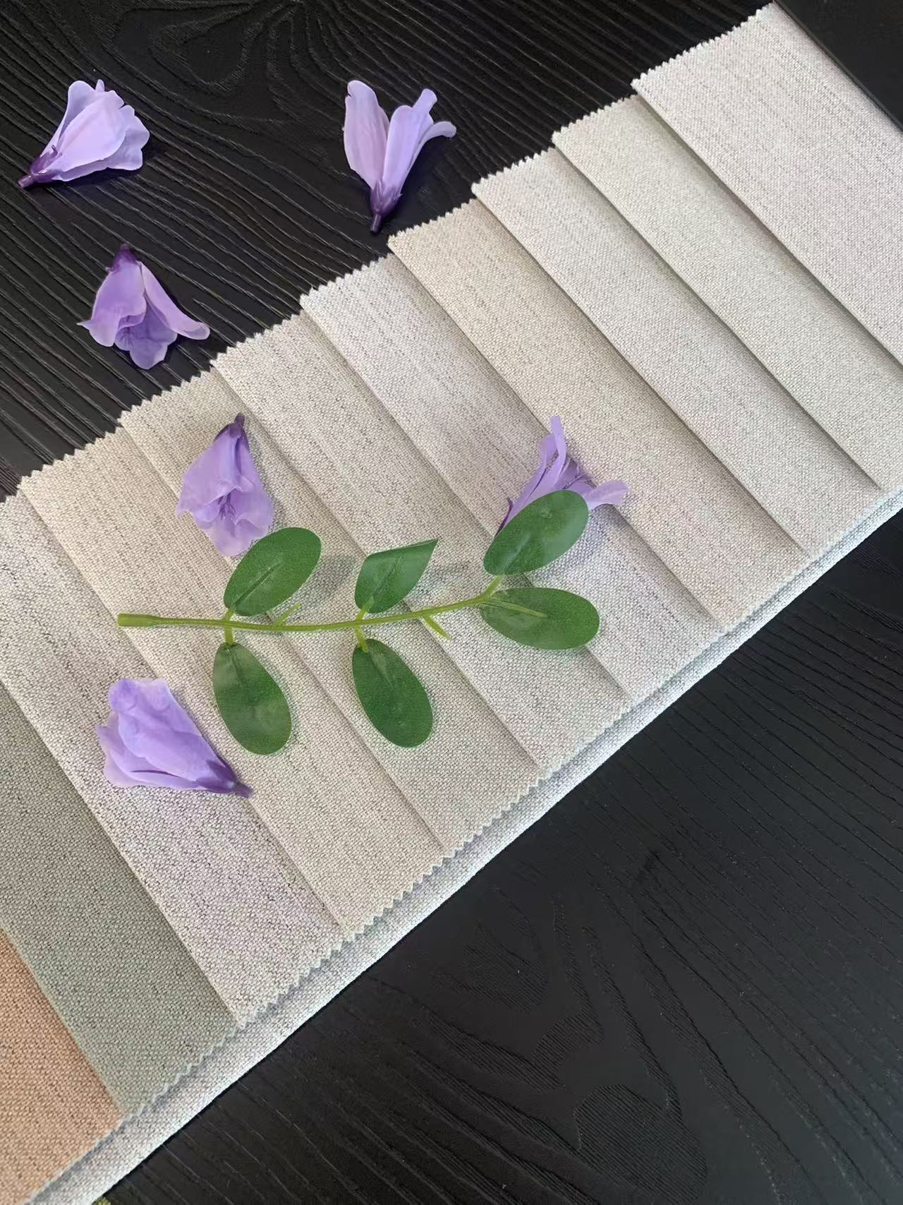 Природна текстура ленена ткаенина Natural Textured Linen Fabric