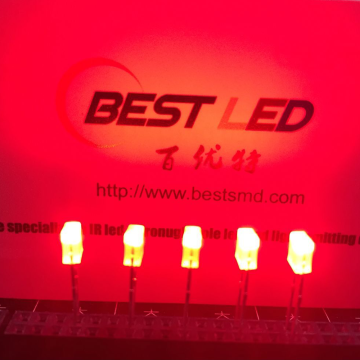 Piros 2 * 3 * 4 téglalap LED fénydióda LED jelzőfény