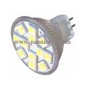 Precio competitivo 12SMD puntos 5050 MR11 LED foco bombilla luz led