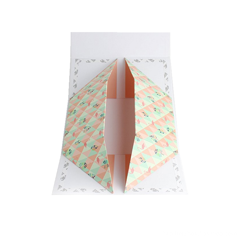 Rigid Folding Coloring Wedding Paper Box