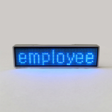 Programmable Scrolling Message Mini LED Display - LED Name Badge
