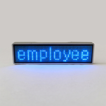 Programmable Scrolling Message Mini LED Display - LED Name Badge