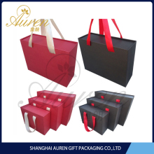 2014 nested paper drawer stylish rigid boxes for shoe pack with handle wholesale