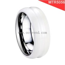 White ceramic rings & tungsten carbide rings,fashion women combined rings