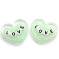 Hars Charms Hot Selling Nieuwste Producten Hart LIEFDE Thema Leuke Kleurrijke Hars Kralen Plaksteen Stickers voor Craft DIY