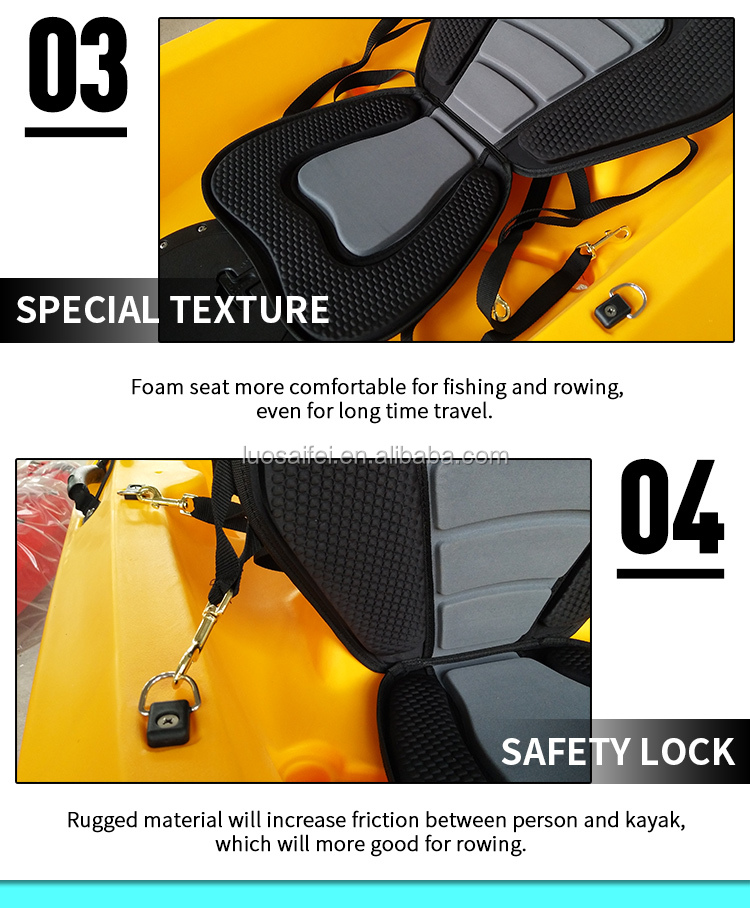 LSF Waterproof Fishing Folding Boat Kayak Seats For Boat