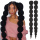 Alileader Top Grade 22inch Ponytail Long Lantern Bubble Curly Straight Pigtail Drawstring Ponytail Extension
