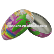 egg shaped tin box