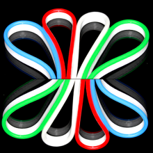 christmas decoration wedding decoration color jacket led rope light