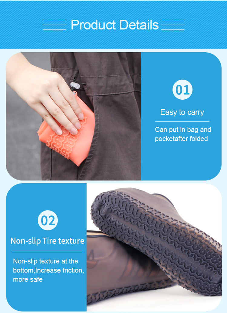 portable silicone shoe covers