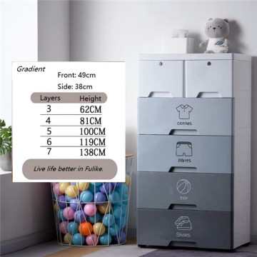 Bedroom Dresser with Locks Plastic Storage Drawers