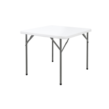 Folding Plastic Square Table 86cm White