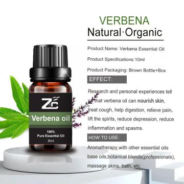 100% de aceite esencial de verbena puro para el cuidado del cuerpo de masaje OEM