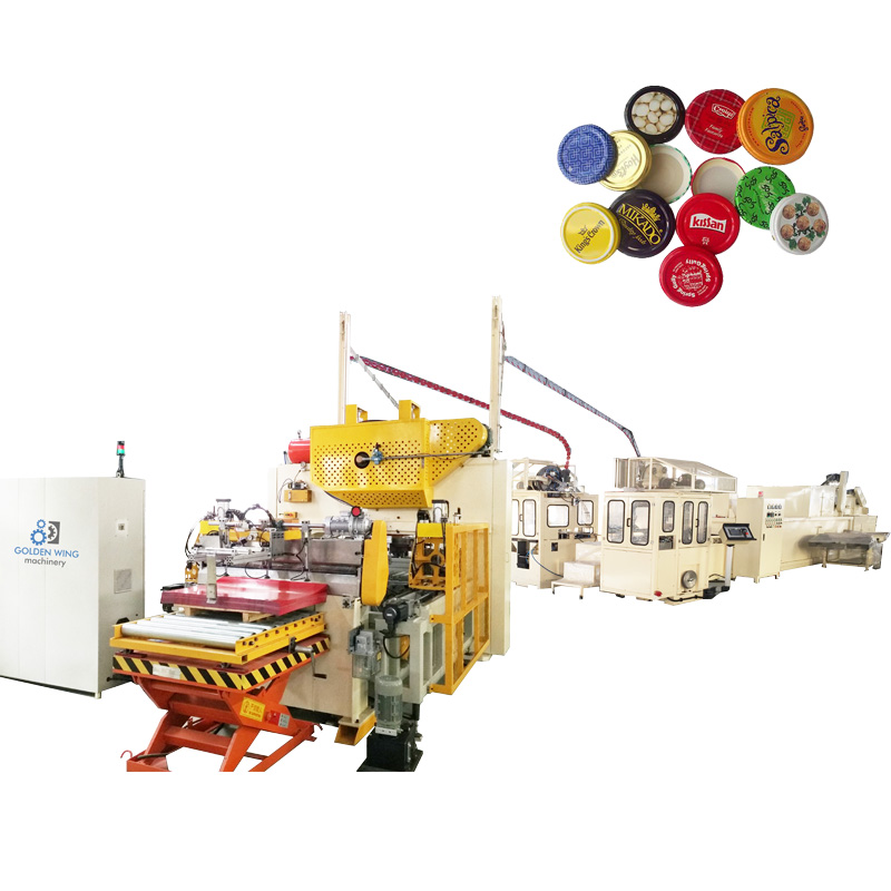 Automatic Metal Screw twist off Cap Making Line