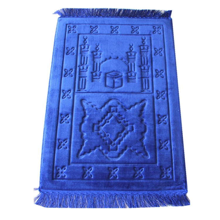 Good Quality 100% Polyester Folded and Portable Muslim Pocket Prayer Mat