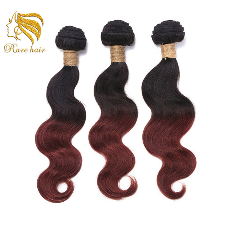 Color 99J Grade 8A Brazilian Hair Weave Free Samples 3bundles of Brazilian Hair Sew In Ombre Hair Weave