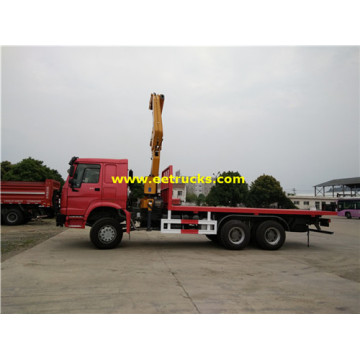 Sinotruk 10 gurudumu 12ton lori cranes