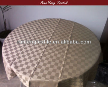 polyester checked tablecloth