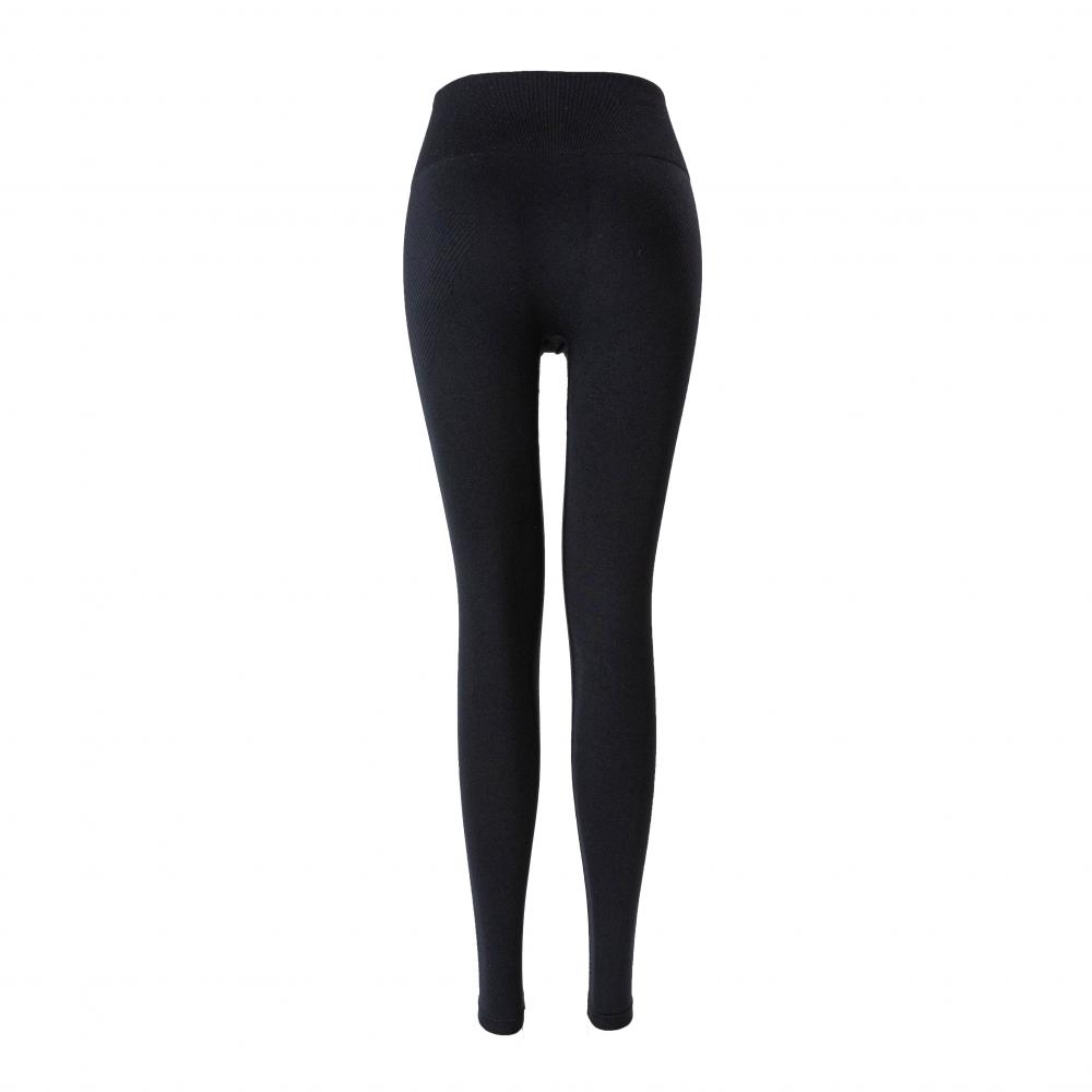 Black Ladies High Waist Ankle Length Yoga Pant