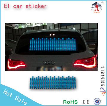 el lighting car body stickers/el sheet car sticker/led light up sticker