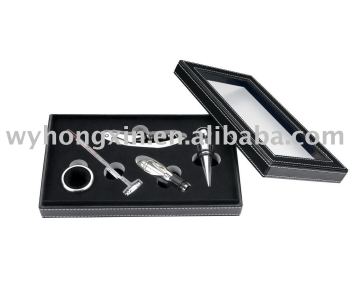 promotional wine gift set with accessoriess